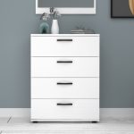 Συρταριέρα Velika Megapap χρώμα λευκό 73x44x96εκ. - Image 4