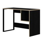 Γραφείο εργασίας Cubo Megapap χρώμα black wood 110x50x75εκ. - Image 4