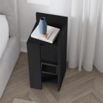 Κομοδίνο Elos Megapap δεξί χρώμα black wood 25x27x60εκ. - Image 2