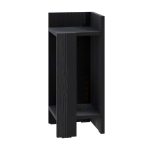 Κομοδίνο Elos Megapap δεξί χρώμα black wood 25x27x60εκ. - Image 3