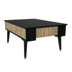 Τραπεζάκι σαλονιού Bolea Megapap χρώμα modern black - φυσικό οξιάς 90x60x38,6εκ. - Image 4