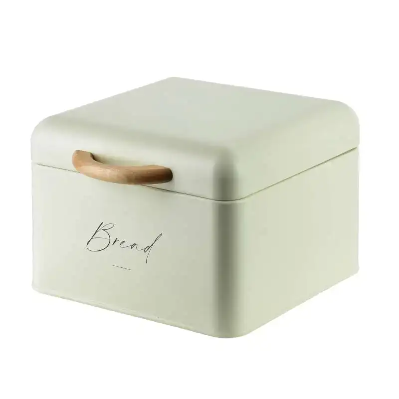 modern-kitchen-breadbox-20x20x14cm Ψωμιέρα μεταλλική μπεζ