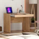 Γραφείο εργασίας Vareno Megapap χρώμα florida oak 90x55x75εκ. - Image 2