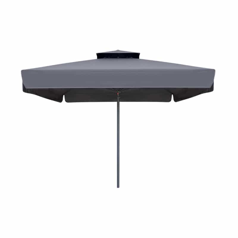 GP010-00522-0 Ομπρέλα επαγγελματική Juno Megapap τηλεσκοπική αλουμινίου χρώμα ανθρακί 3x3m. - Image 1