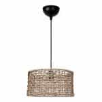 Φωτιστικό οροφής Montela Megapap E27 από σχοινί μονόφωτο χρώμα φυσικό Ø30x70εκ.