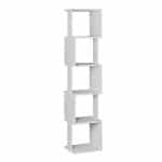Βιβλιοθήκη Piri Megapap από μελαμίνη χρώμα λευκό 35x30x161εκ. - Image 4