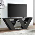 Έπιπλο τηλεόρασης Pipralla Megapap χρώμα ανθρακί 110x30x40εκ.