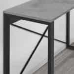 Κονσόλα Archie Megapap χρώμα γκρι ρετρό - μαύρο 110x35x75εκ. - Image 3