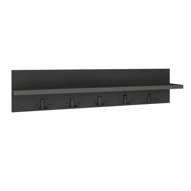 GP041-00254-0 Κρεμάστρα τοίχου Kery Megapap χρώμα ανθρακί 80x11x18εκ. - Image 1