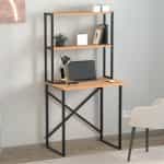 Γραφείο εργασίας Pope Megapap χρώμα pine oak 73x52x146εκ.