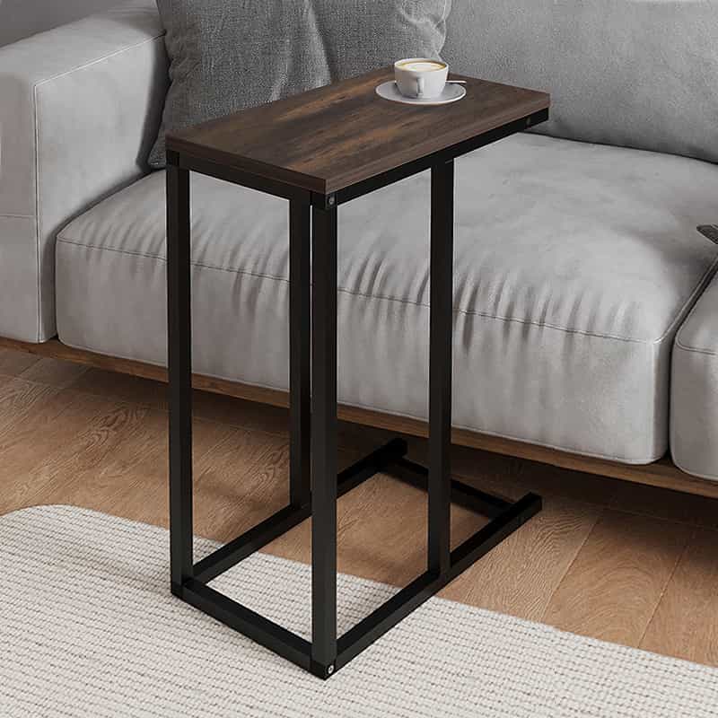 GP041-01241-0 Τραπεζάκι βοηθητικό Agiro Megapap χρώμα rustic καρυδί 45,7x25,5x62,9εκ. - Image 1
