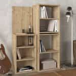 Γραφείο εργασίας πολυμορφικό Last Megapap χρώμα sapphire oak 119x44,7x123εκ. - Image 3