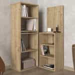 Γραφείο εργασίας πολυμορφικό Last Megapap χρώμα sapphire oak 119x44,7x123εκ. - Image 4