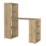 Γραφείο εργασίας πολυμορφικό Last Megapap χρώμα sapphire oak 119x44,7x123εκ. - Image 6