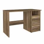 Γραφείο εργασίας Eldoris Megapap χρώμα καρυδί 120x60x75εκ. - Image 5