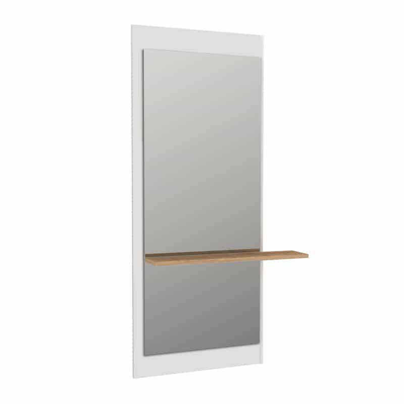 GP042-02301-0 Καθρέπτης τοίχου Piyar Μegapap χρώμα λευκό 60x14,6x150εκ. - Image 1