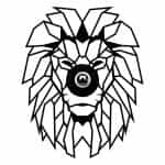 Απλίκα τοίχου Lion Megapap E27 μεταλλική χρώμα μαύρο 39x12x49εκ.
