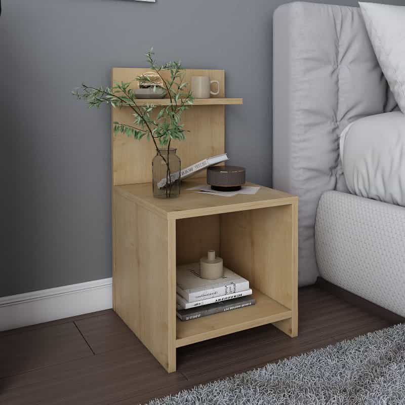 GP052-02121-0 Κομοδίνο Ulman Megapap χρώμα sapphire oak 35x37x72εκ. - Image 1