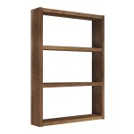 Ραφιέρα τοίχου Prena Megapap χρώμα καρυδί 43,2x9x60εκ. - Image 3