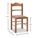 Σετ τραπεζαρίας Adare-Virginia Megapap 5 τμχ μασίφ ξύλο-MDF με επεκτεινόμενο τραπέζι 140/180x78x77εκ. - Image 14