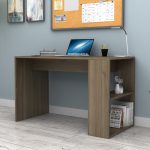 Γραφείο εργασίας Mikro Megapap χρώμα καρυδί 120x60x75εκ. - Image 3