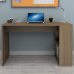 Γραφείο εργασίας Mikro Megapap χρώμα καρυδί 120x60x75εκ. - Image 4