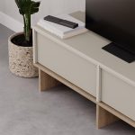 Έπιπλο τηλεόρασης Yuki Megapap χρώμα sandstone - sepet oak 118x35x40,6εκ. - Image 5
