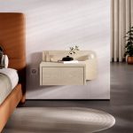 Κομοδίνο επιτοίχιο Dotta Megapap με LED χρώμα light oak 52x33,6x28εκ. - Image 3