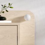 Κομοδίνο επιτοίχιο Dotta Megapap με LED χρώμα light oak 52x33,6x28εκ. - Image 6