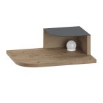 Κομοδίνο επιτοίχιο Luno Megapap με LED χρώμα sepet oak 40x30x16,2εκ. - Image 6