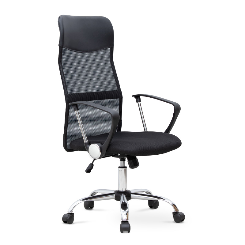GP040-00011-0 Καρέκλα γραφείου Marco Megapap με ύφασμα Mesh χρώμα μαύρο 62x59x110/120εκ. - Image 1