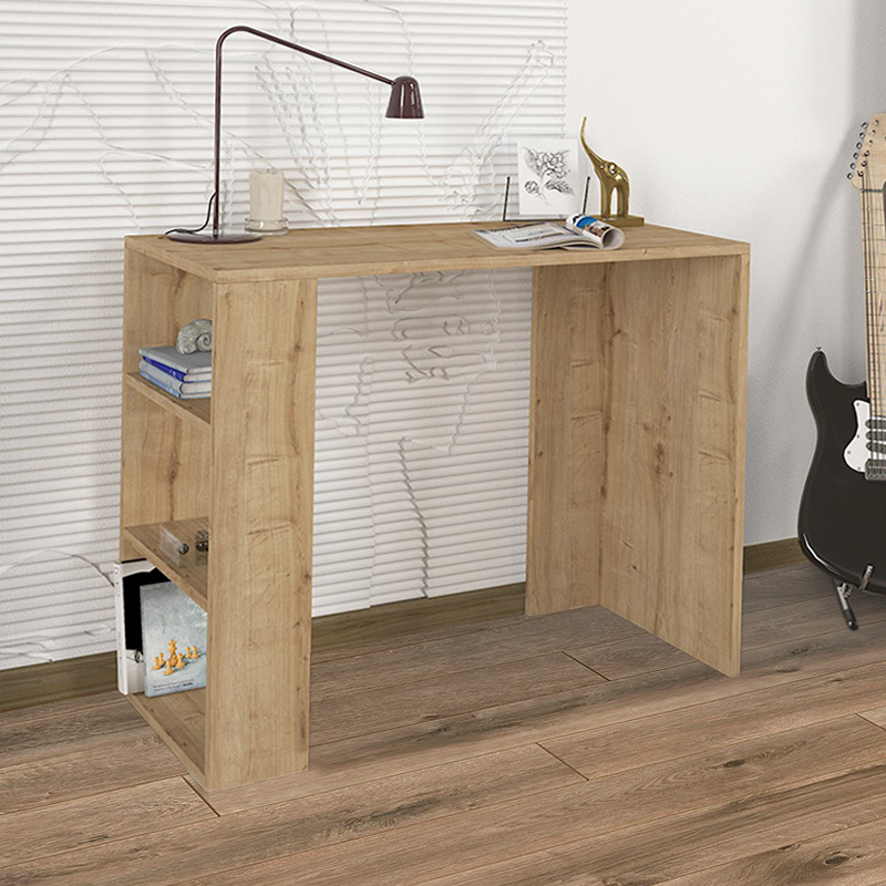 GP042-01152-0 Γραφείο εργασίας Netenia Megapap χρώμα sapphire oak 90x40x74εκ. - Image 1