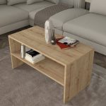 Τραπεζάκι σαλονιού Eleva Megapap χρώμα sapphire oak 90x44,6x46,4εκ. - Image 4