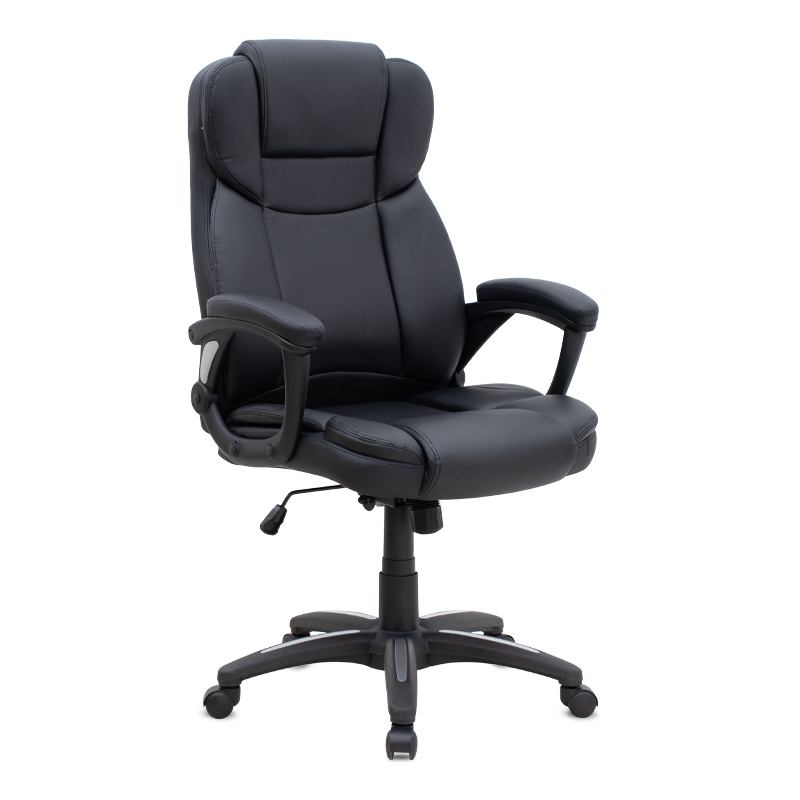 GP040-00181-0 Καρέκλα γραφείου διευθυντική Morgan Megapap από τεχνόδερμα χρώμα μαύρο 67x65x112/122εκ. - Image 1