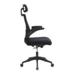 Καρέκλα γραφείου διευθυντική Belora Megapap με ύφασμα Mesh χρώμα μαύρο 63,5x62x117/127εκ. - Image 5