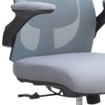 Καρέκλα γραφείου διευθυντική Belora Megapap με ύφασμα Mesh χρώμα γκρι 63,5x62x117/127εκ. - Image 12