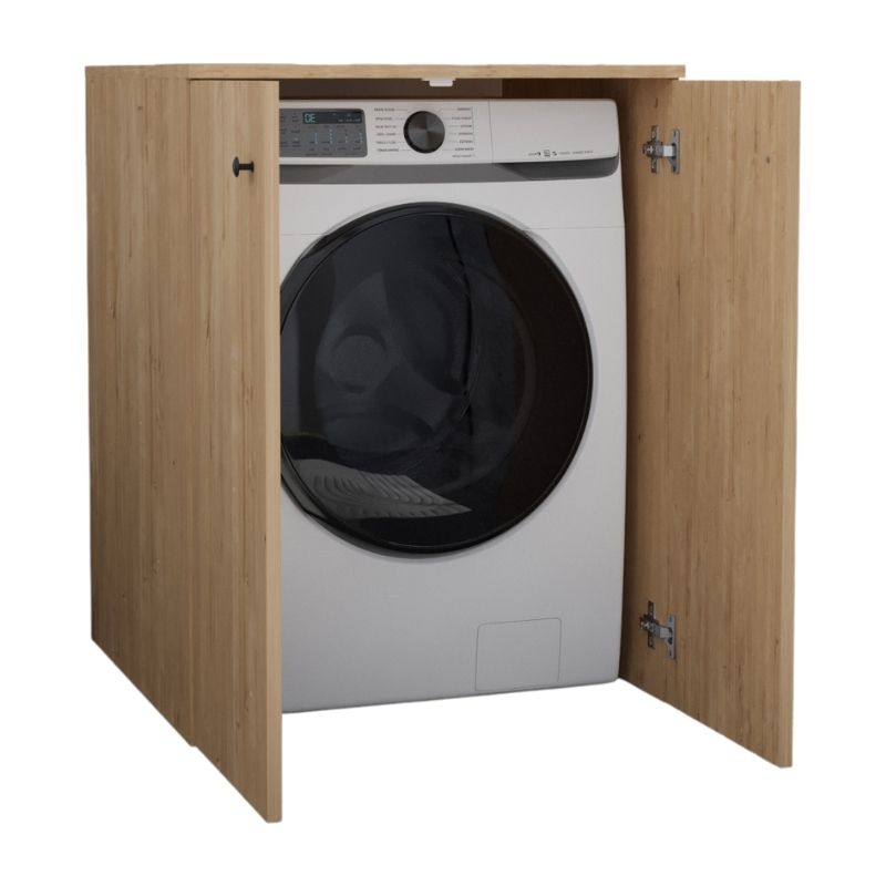 GP041-00552-0 Έπιπλο πλυντηρίου Gray Megapap χρώμα sapphire oak 70x66x90εκ. - Image 1