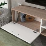 Έπιπλο τηλεόρασης Ceren Megapap χρώμα λευκό - cordoba 149,5x31x131,6εκ. - Image 4