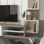 Έπιπλο τηλεόρασης Ceren Megapap χρώμα λευκό - cordoba 149,5x31x131,6εκ. - Image 5