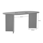 Τραπέζι Sablin Megapap χρώμα λευκό 180x89,5x75εκ. - Image 6