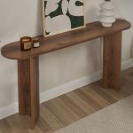 Κονσόλα Sira Megapap χρώμα καρυδί 150x35x75εκ. - Image 2