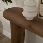 Κονσόλα Sira Megapap χρώμα καρυδί 150x35x75εκ. - Image 4