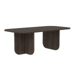 Τραπεζάκι σαλονιού Becaj Megapap χρώμα καρυδί 120x60x41,4εκ. - Image 4