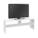 Έπιπλο τηλεόρασης Beirut Megapap χρώμα λευκό 120x30x40εκ. - Image 2