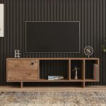 Έπιπλο τηλεόρασης Folsom Megapap χρώμα atlantic pine 140x29,9x45εκ. - Image 2