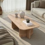 Τραπεζάκι σαλονιού Becaj Megapap χρώμα sapphire oak 120x60x41,4εκ. - Image 2