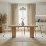 Τραπέζι Linza Megapap χρώμα honey oak 180x90x75εκ. - Image 2