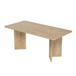 Τραπέζι Linza Megapap χρώμα honey oak 180x90x75εκ. - Image 3