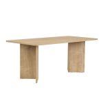 Τραπέζι Linza Megapap χρώμα honey oak 180x90x75εκ. - Image 4
