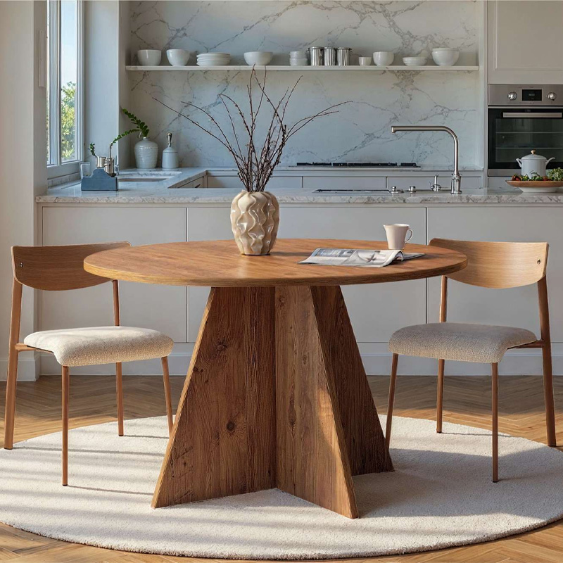 GP052-02701-0 Τραπέζι Virela Megapap χρώμα atlantic pine Ø120x75εκ. - Image 1